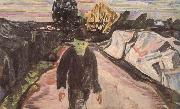Edvard Munch Murderer painting